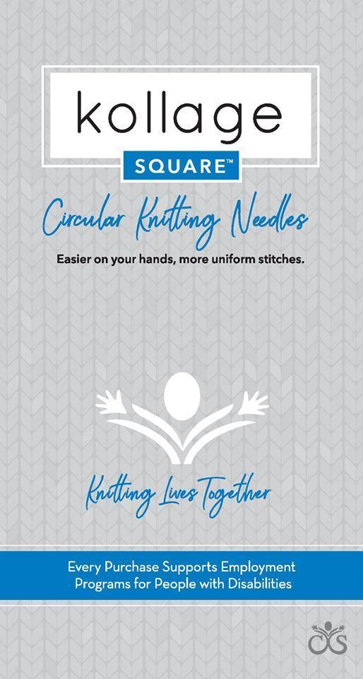 Kollage, Grey Firm Cable Circular Needles - YARNBOWKollage, Grey Firm Cable Circular Needles