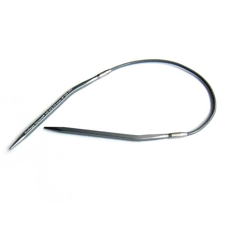 Kollage, Grey Firm Cable Circular Needles - YARNBOWKollage, Grey Firm Cable Circular Needles