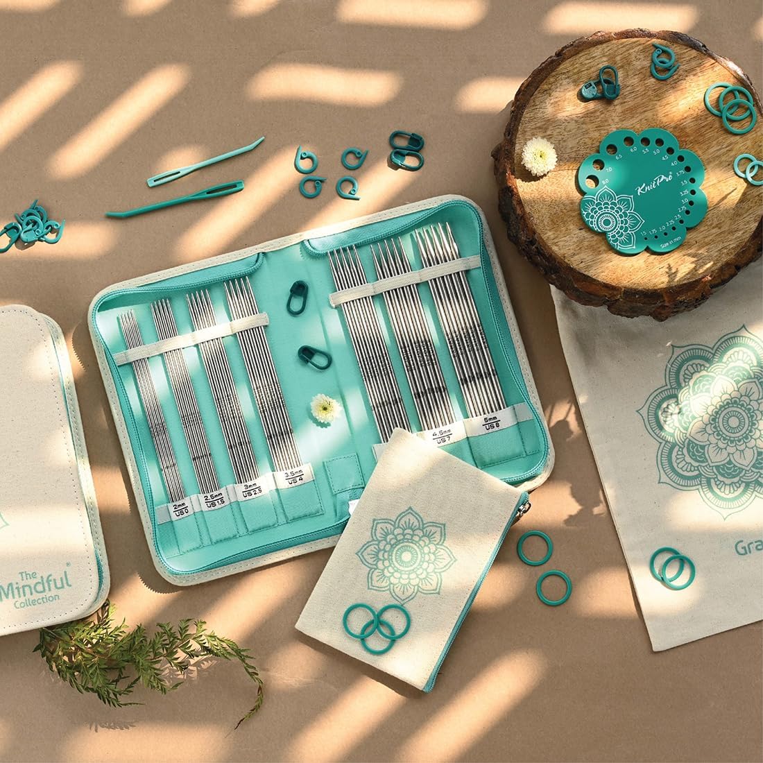 Knitter-s Pride-KnitPro - Sock Needles Set Mindful Grateful 6"