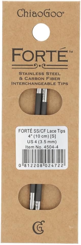 ChiaoGoo, Forte Stainless Steel & Carbon Fiber Tips