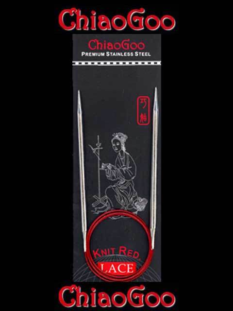 ChiaoGoo, Steel Red Lace Circulars - YARNBOWChiaoGoo, Steel Red Lace Circulars