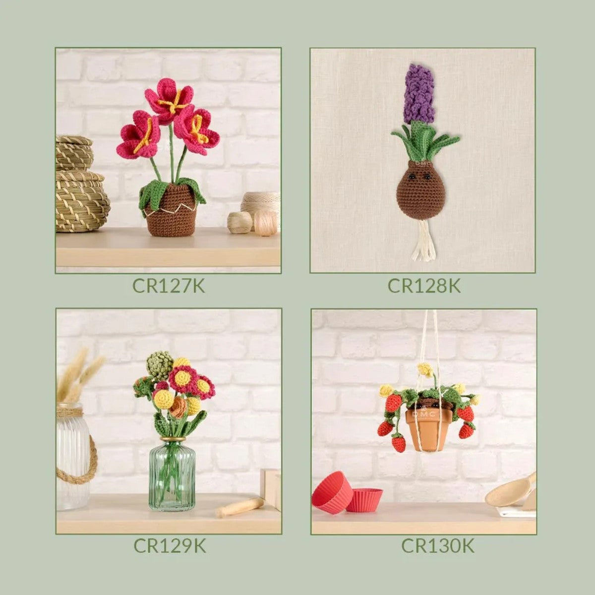 DMC - Amigurumi Kit, Flowers Collection