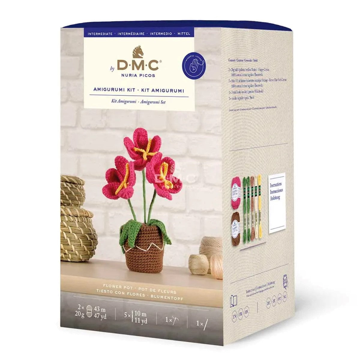DMC - Amigurumi Kit, Flowers Collection