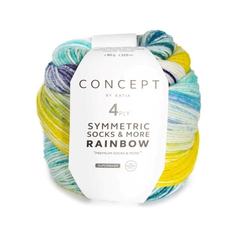 Katia, Symmetric Sock&More - Rainbow - YARNBOWKatia, Symmetric Sock&More - Rainbow
