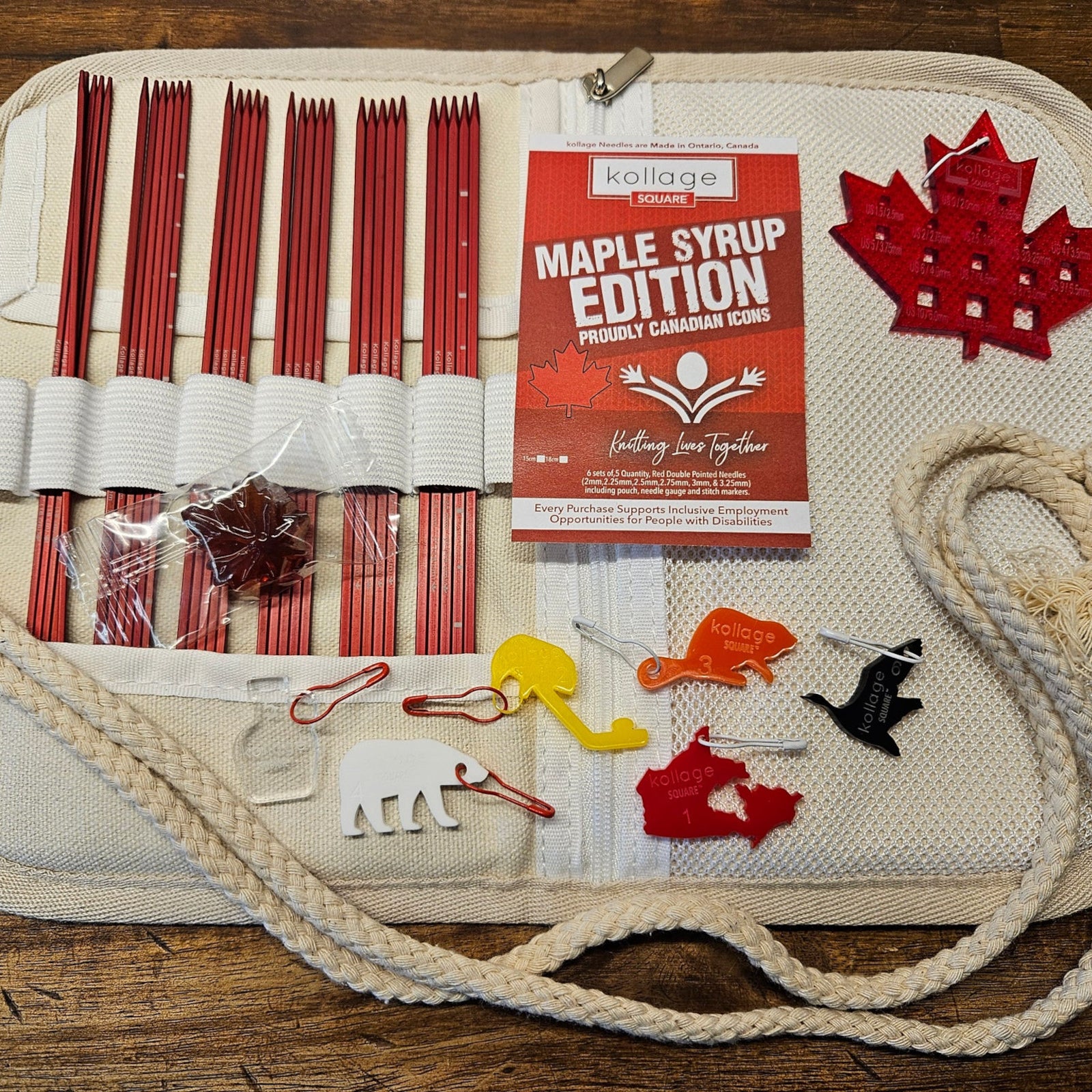 Kollage - Maple Syrup RED DPN Set 7"