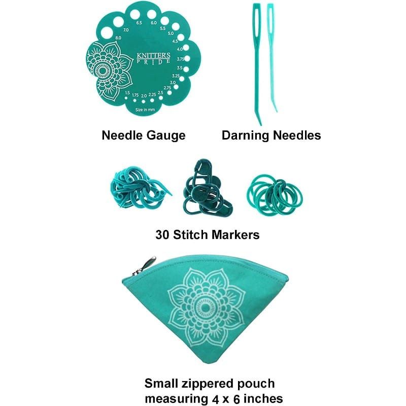 Knitter - s Pride - KnitPro - Sock Needles Set Mindful Serenity 40" - YARNBOWKnitter - s Pride - KnitPro - Sock Needles Set Mindful Serenity 40"