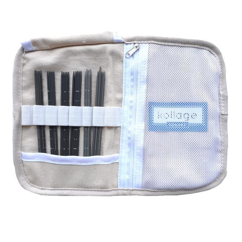 Kollage - Grey Double Pointed Needles Set 6" - YARNBOWKollage - Grey Double Pointed Needles Set 6"
