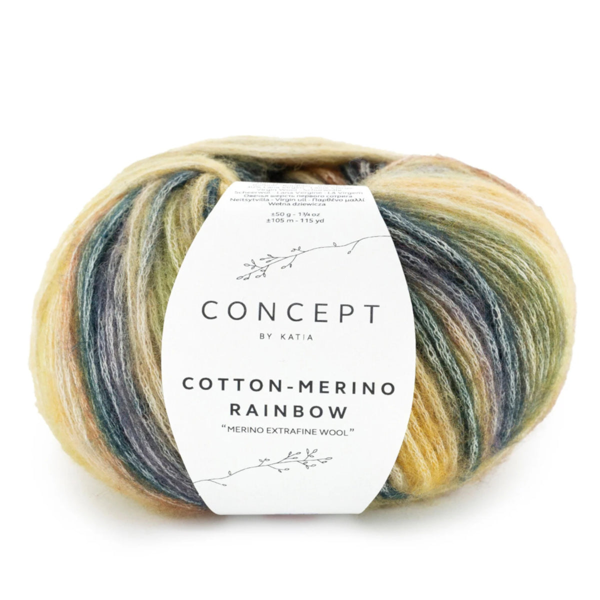 Katia, Cotton-Merino Rainbow