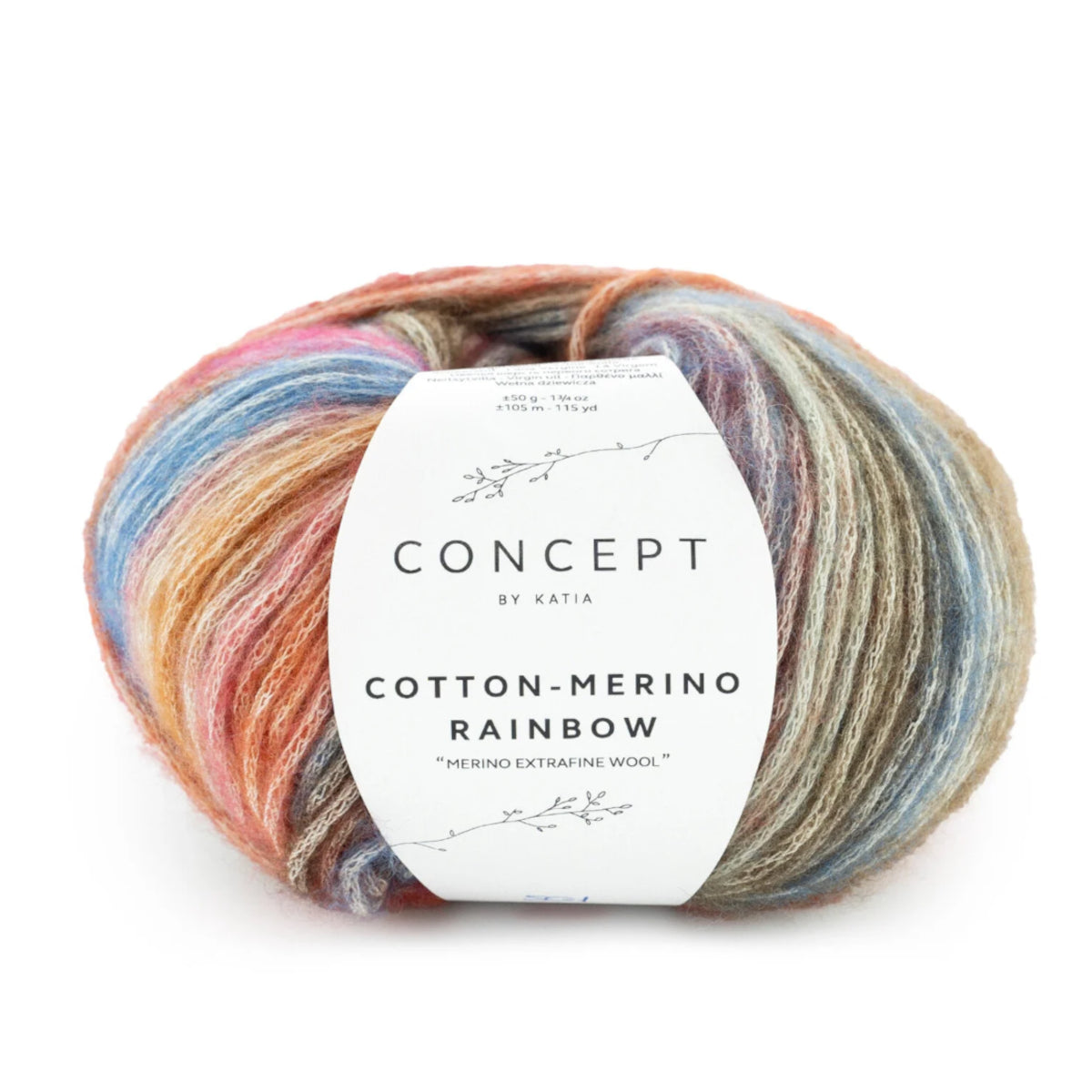 Katia, Cotton-Merino Rainbow