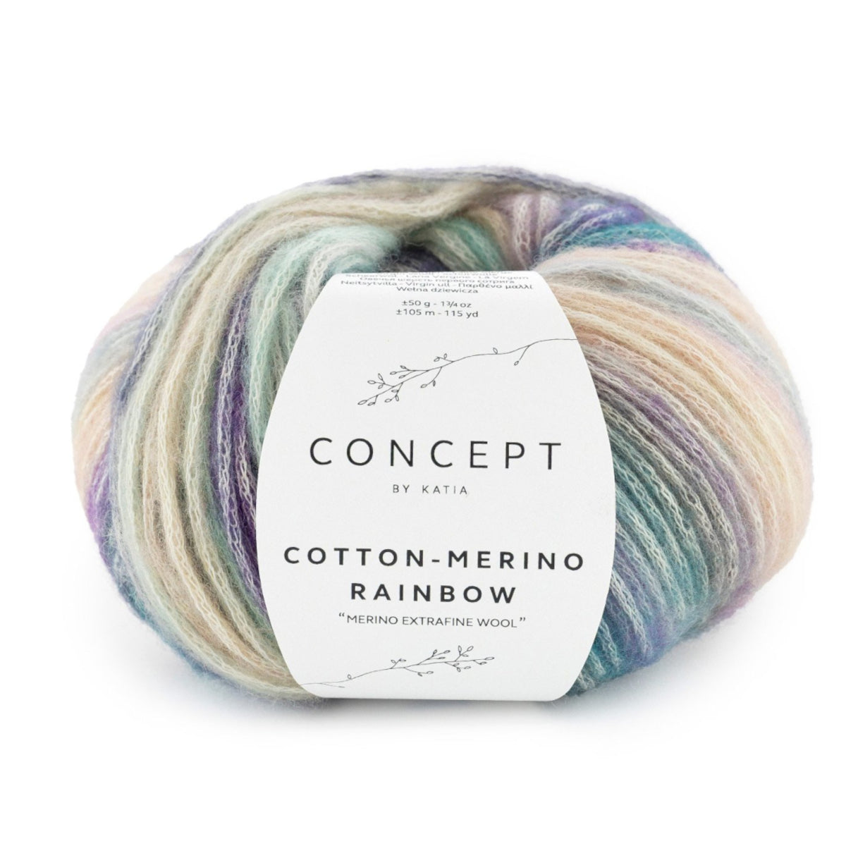 Katia, Cotton-Merino Rainbow