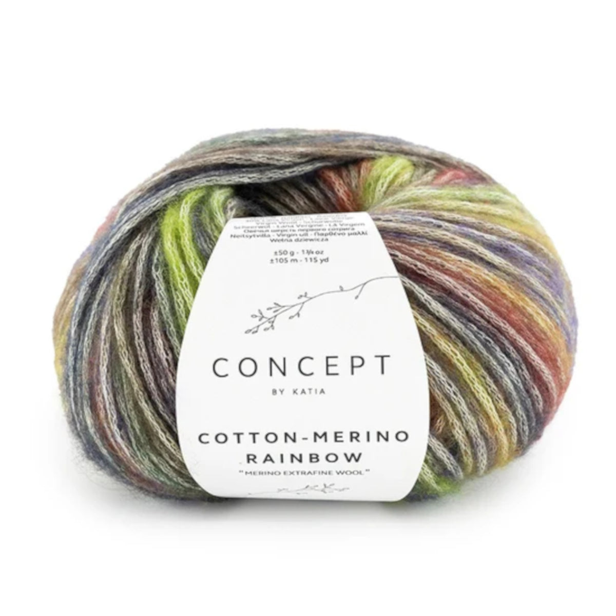 Katia, Cotton-Merino Rainbow