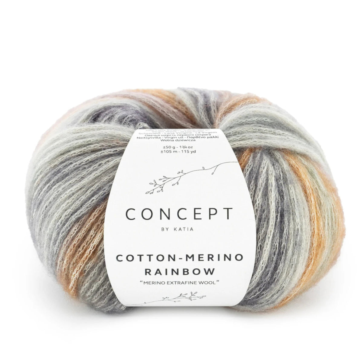 Katia, Cotton-Merino Rainbow