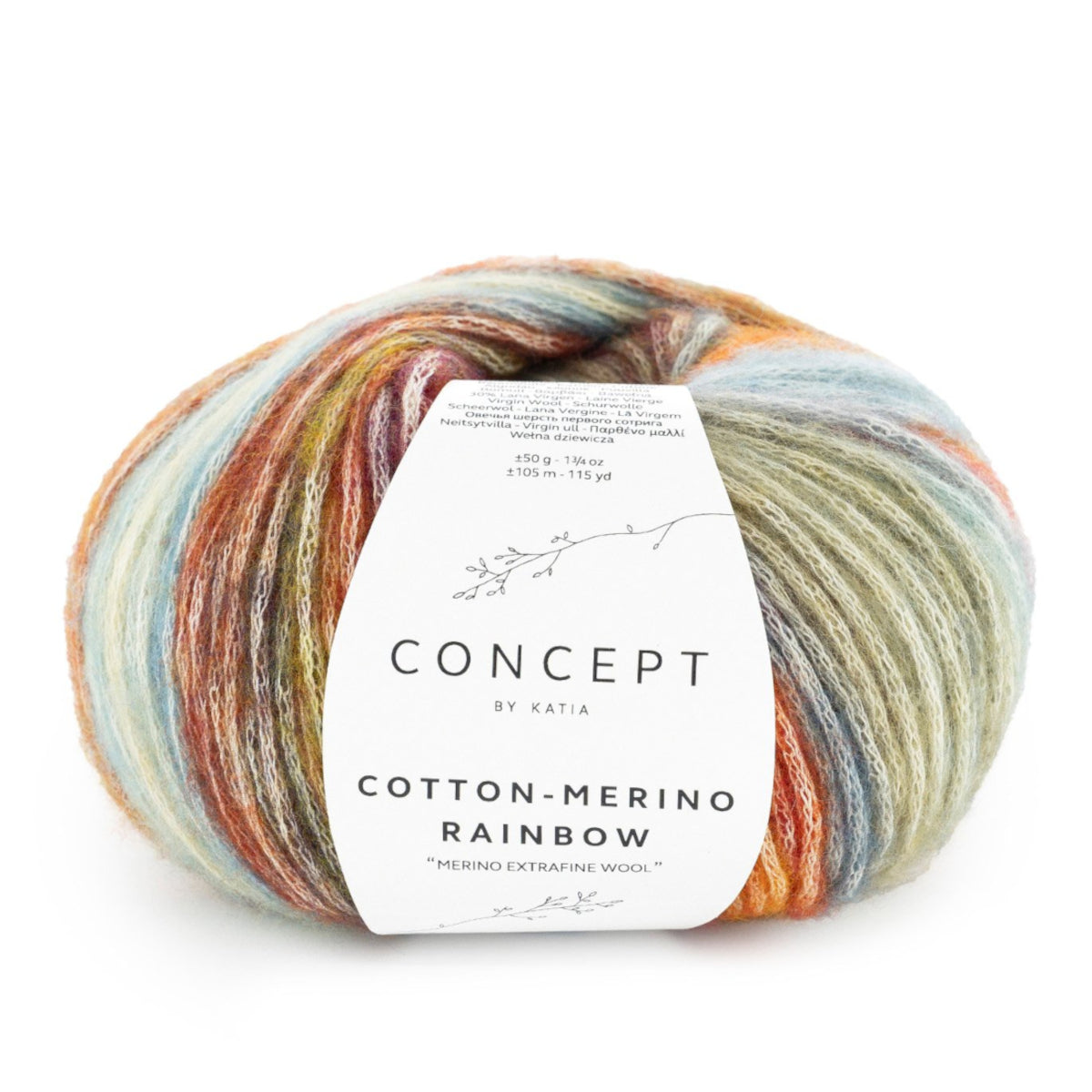 Katia, Cotton-Merino Rainbow