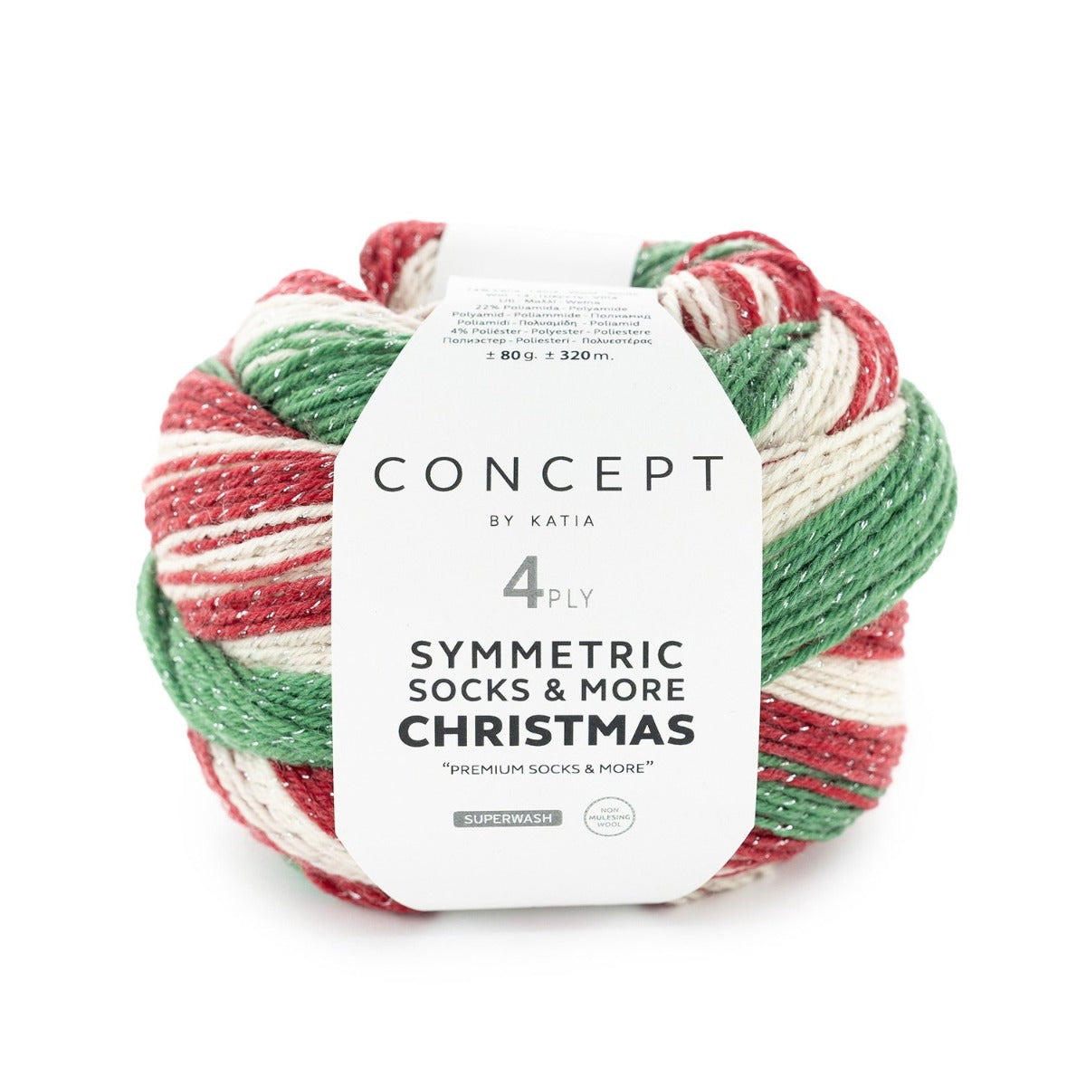 color-100 - Candy Cane - Green-Red-White