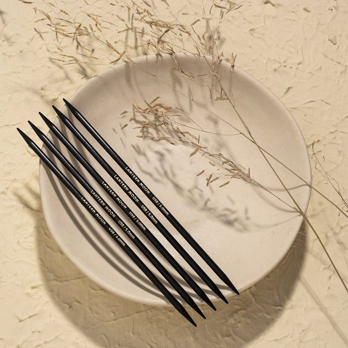 Lantern Moon, Double Pointed Ebony - YARNBOWLantern Moon, Double Pointed Ebony