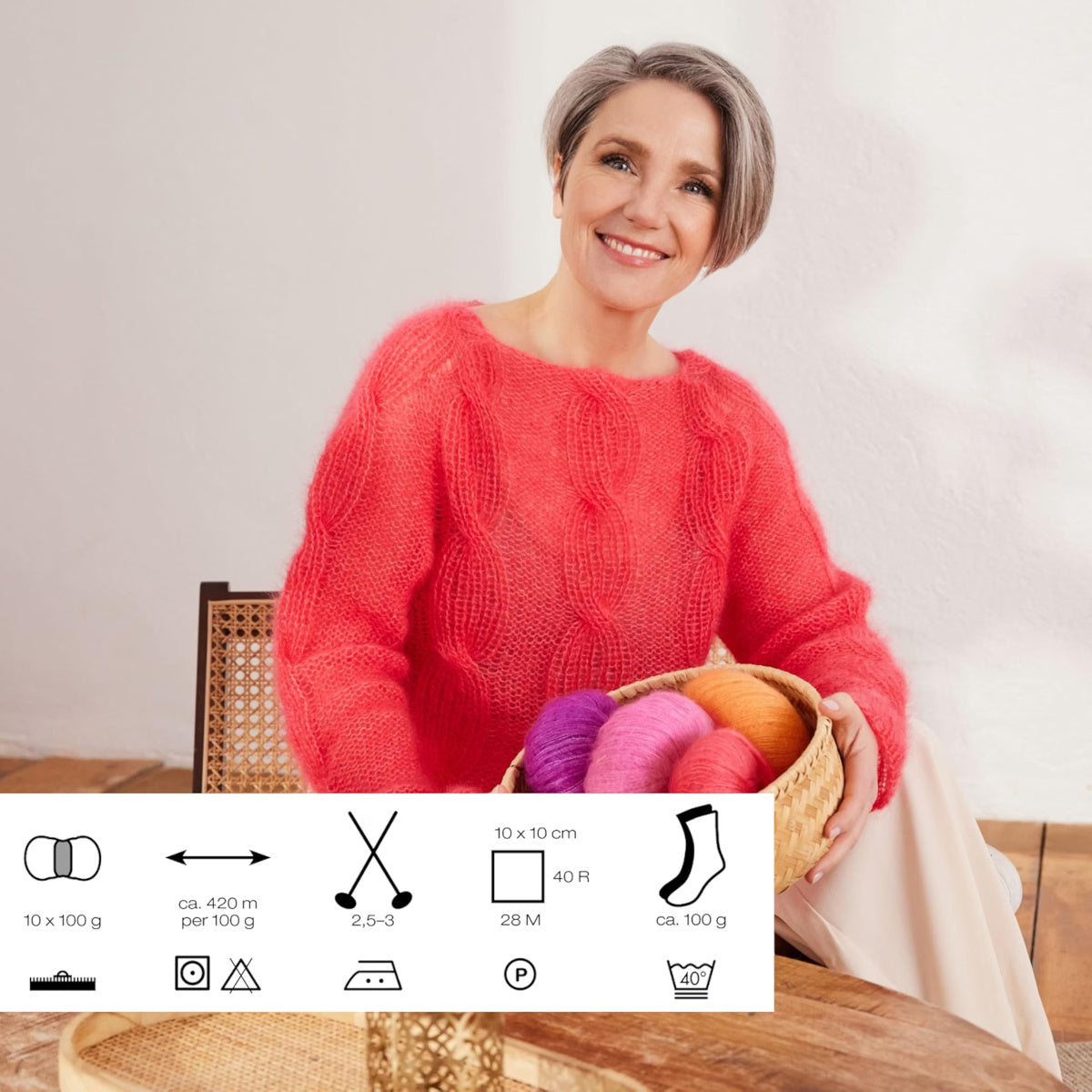 Lana Grossa, Meilenweit 100 Merino Extrafine
