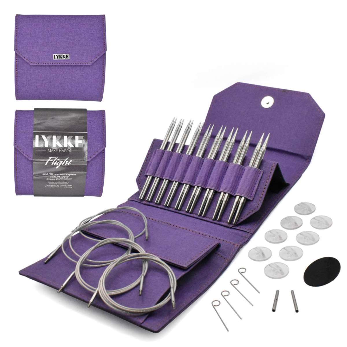 Lykke - Flight Interchangeable Set 5" Standard Set, Purple Case