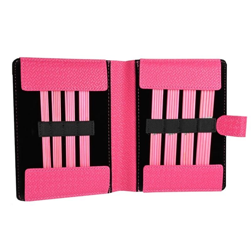 Lykke - Double Pointed Set Small Blush in Magenta Basketweave - YARNBOWLykke - Double Pointed Set Small Blush in Magenta Basketweave