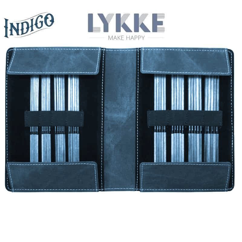 Lykke - Double Pointed Set Small in Indigo Pouch - YARNBOWLykke - Double Pointed Set Small in Indigo Pouch