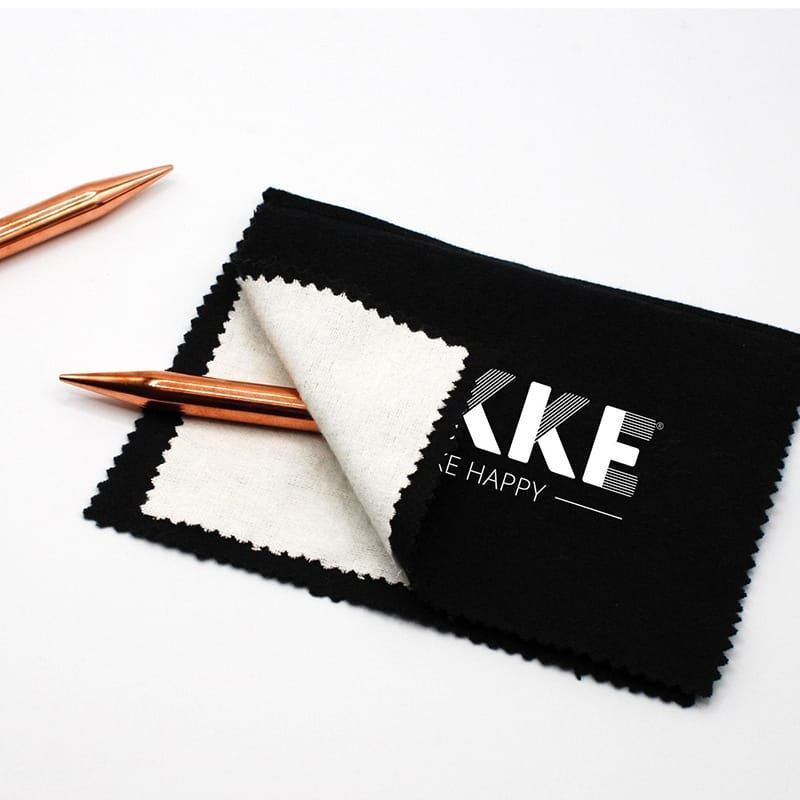 Lykke - Interchangeable Set 3.5" Cypra Black Vegan Suede Case - YARNBOWLykke - Interchangeable Set 3.5" Cypra Black Vegan Suede Case