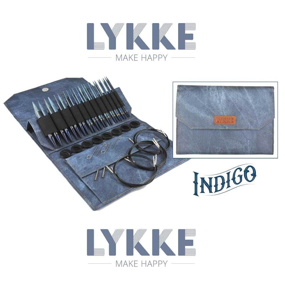 Lykke - Interchangeable Set 5" Driftwood Grey Faux Leather - YARNBOWLykke - Interchangeable Set 5" Driftwood Grey Faux Leather