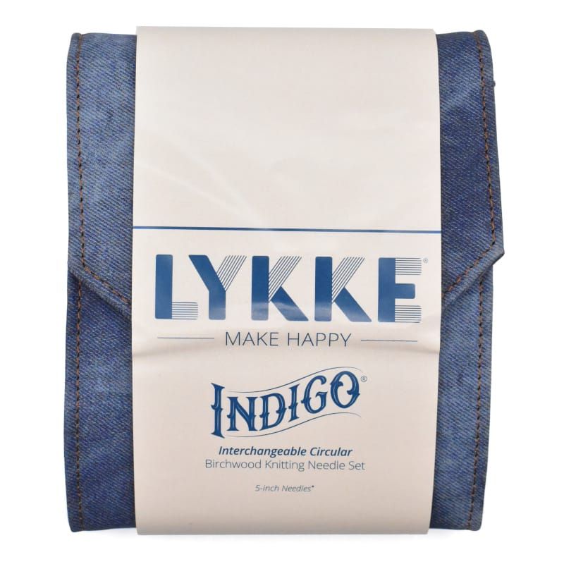 Lykke - Interchangeable Set 5" Indigo Starter Set - YARNBOWLykke - Interchangeable Set 5" Indigo Starter Set