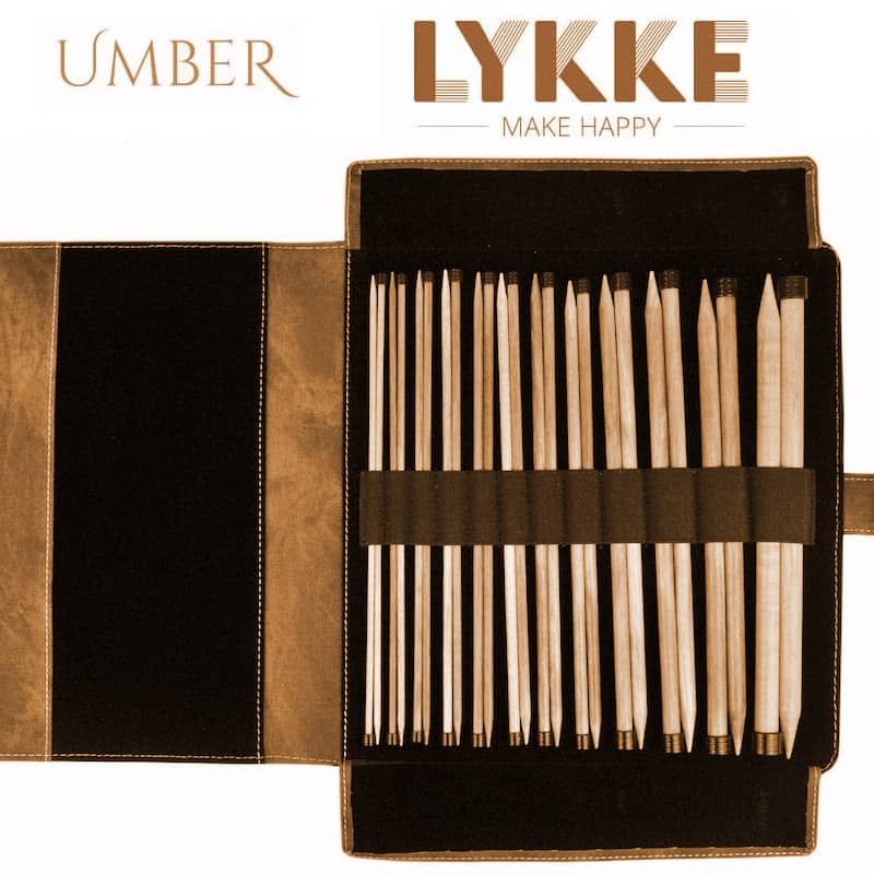 Lykke - Single Pointed Set Umber 14" - YARNBOWLykke - Single Pointed Set Umber 14"