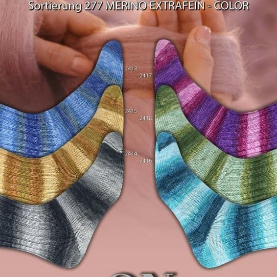 On Line, Supersocke Merino Extrafine Color - YARNBOWOn Line, Supersocke Merino Extrafine Color