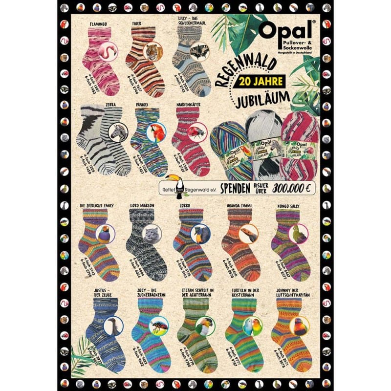 Opal, 6-Ply Sock