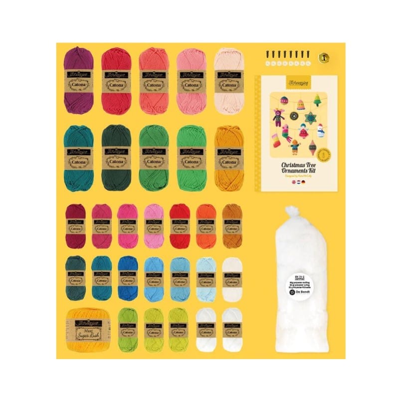 Scheepjes - Christmas Tree Ornaments Kit - YARNBOWScheepjes - Christmas Tree Ornaments Kit