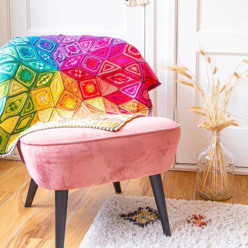 Scheepjes CKAL - 2024 - Festival of Lights Blanket, Organicon Kit - YARNBOWScheepjes CKAL - 2024 - Festival of Lights Blanket, Organicon Kit