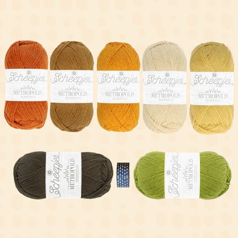 Scheepjes CKAL - 2024 - Goldcrest Scarf Kit - YARNBOWScheepjes CKAL - 2024 - Goldcrest Scarf Kit