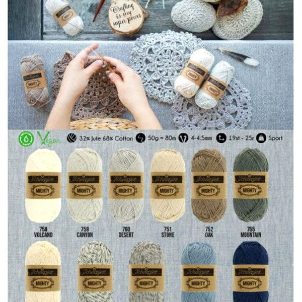 Scheepjes Yarns, Mighty - YARNBOWScheepjes Yarns, Mighty