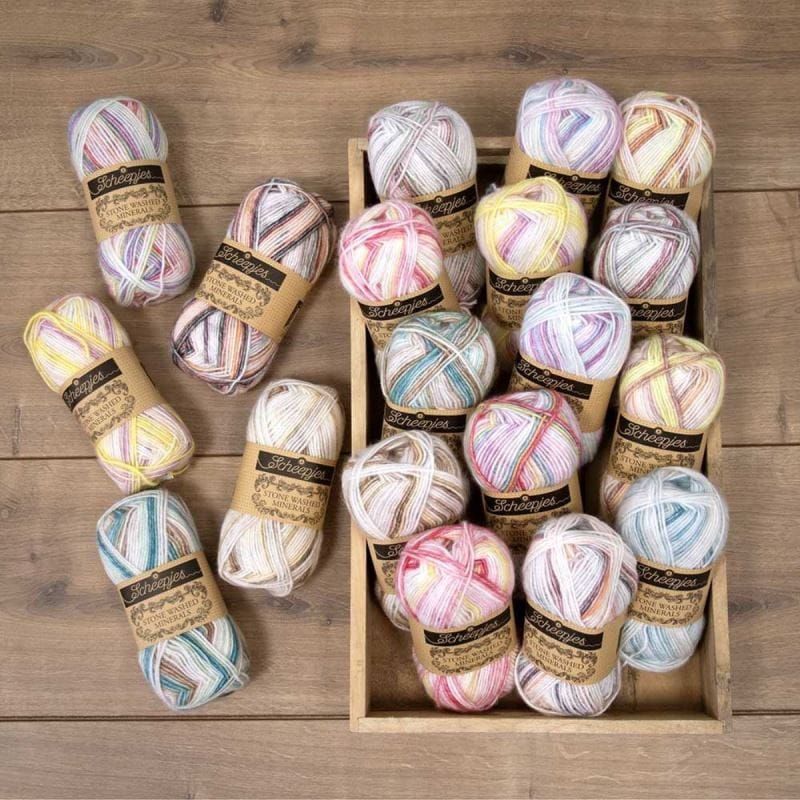 Scheepjes Yarns, Stone Washed Minerals - YARNBOWScheepjes Yarns, Stone Washed Minerals