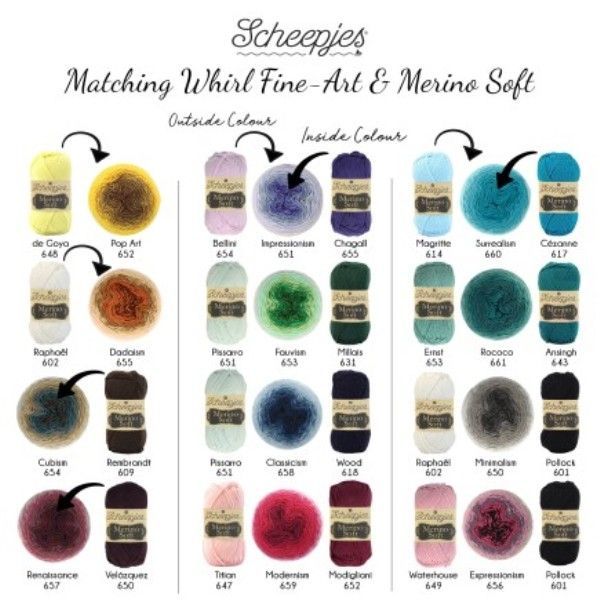 Scheepjes Yarns, Whirl - Fine Art - YARNBOWScheepjes Yarns, Whirl - Fine Art