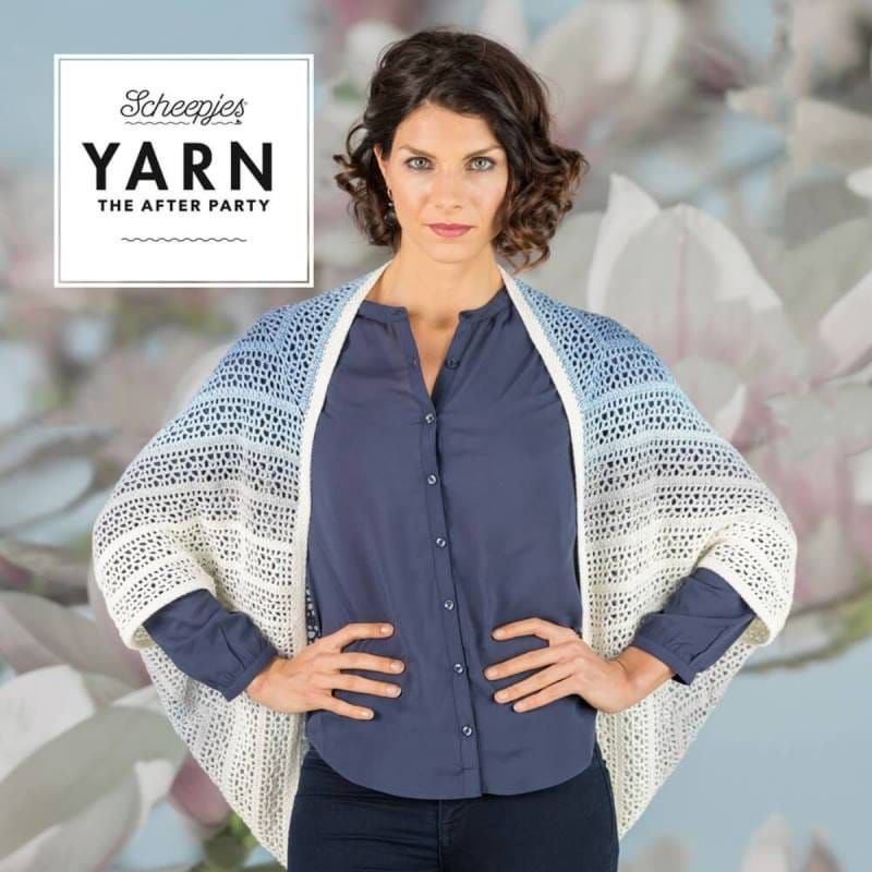 Scheepjes Yarns, Yarn The After Party Patterns - No. 27 - Indigo Shrug - YARNBOWScheepjes Yarns, Yarn The After Party Patterns - No. 27 - Indigo Shrug