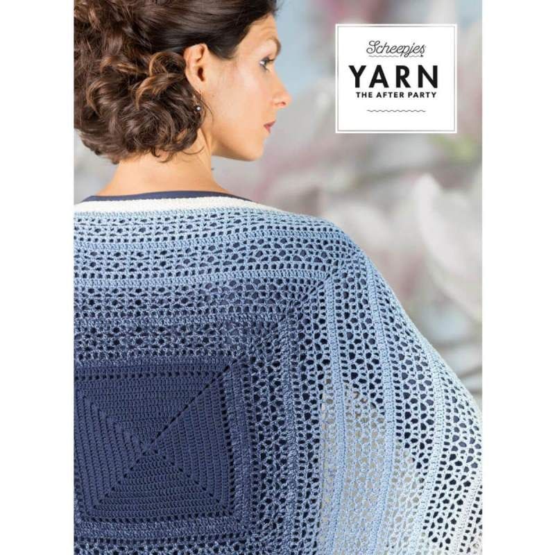 Scheepjes Yarns, Yarn The After Party Patterns - No. 27 - Indigo Shrug - YARNBOWScheepjes Yarns, Yarn The After Party Patterns - No. 27 - Indigo Shrug