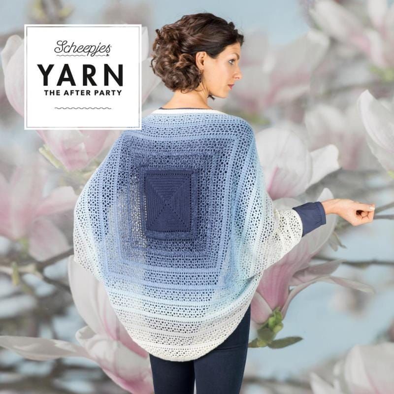 Scheepjes Yarns, Yarn The After Party Patterns - No. 27 - Indigo Shrug - YARNBOWScheepjes Yarns, Yarn The After Party Patterns - No. 27 - Indigo Shrug