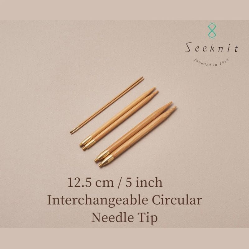 Seeknit - Interchangeable set Koshitsu Luxe 5" - Cherry Blossom - YARNBOWSeeknit - Interchangeable set Koshitsu Luxe 5" - Cherry Blossom