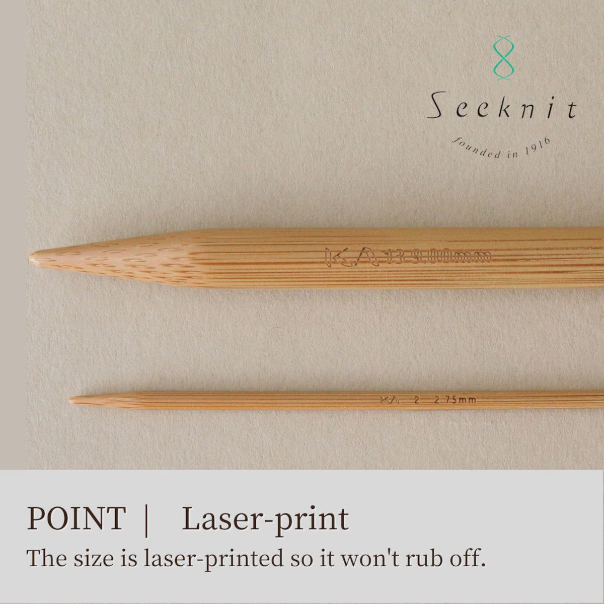 Seeknit - Interchangeable set Koshitsu Luxe 5" - Polka - Dot Black - YARNBOWSeeknit - Interchangeable set Koshitsu Luxe 5" - Polka - Dot Black