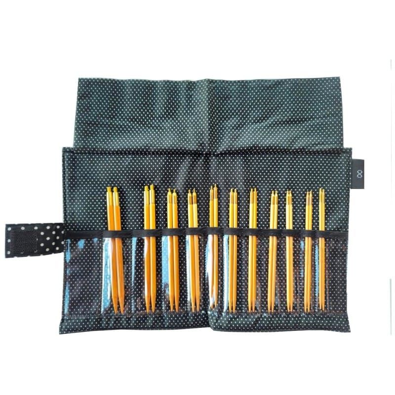 Seeknit - Interchangeable set Koshitsu Luxe 5" - Polka - Dot Black - YARNBOWSeeknit - Interchangeable set Koshitsu Luxe 5" - Polka - Dot Black