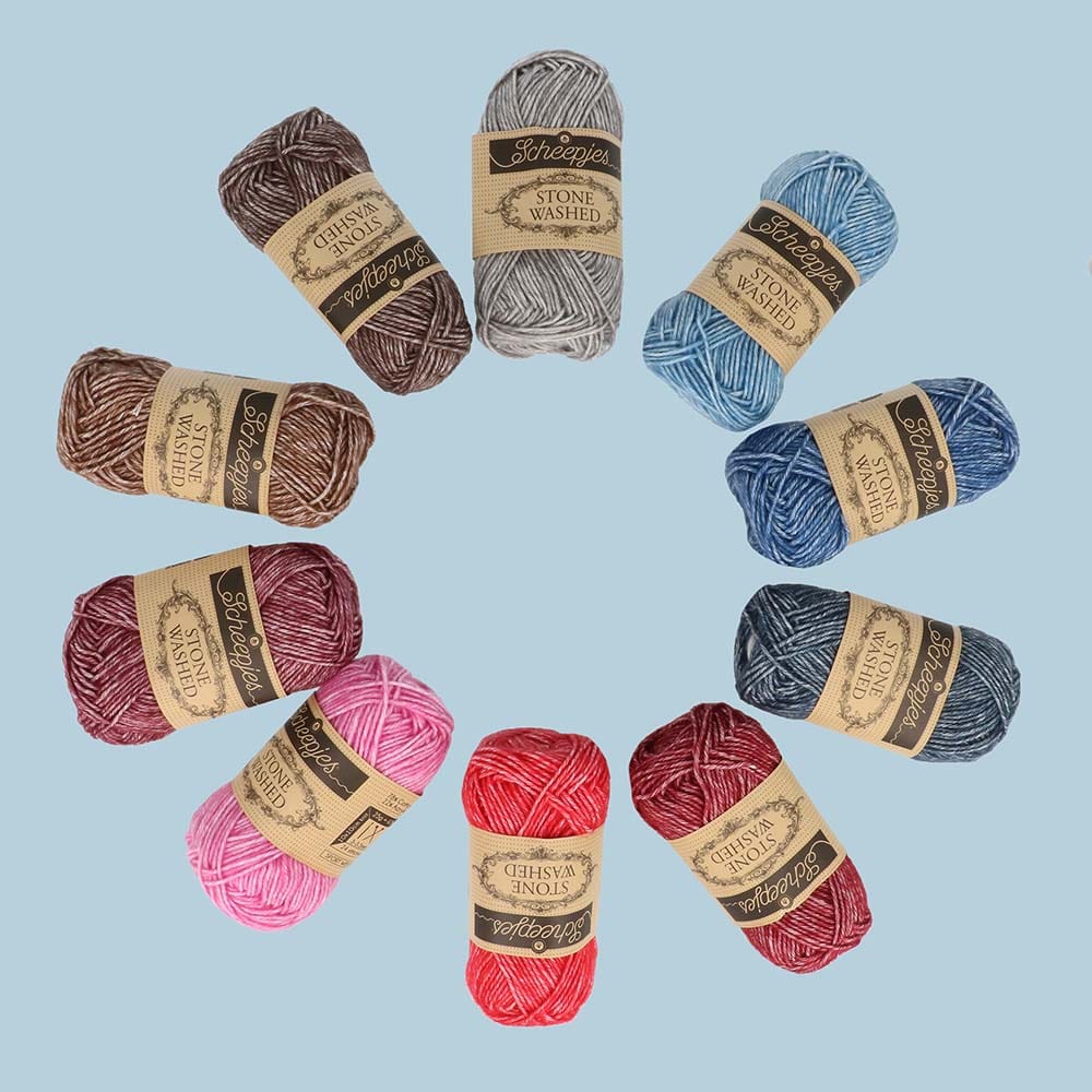 Scheepjes Yarns, Stone Washed Color Pack